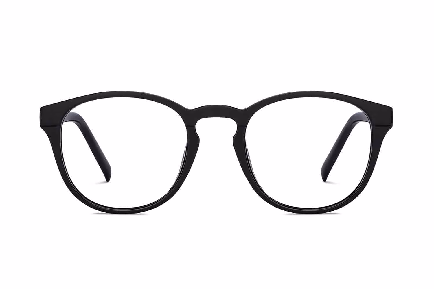Black Full Rim Round Eyeglasses