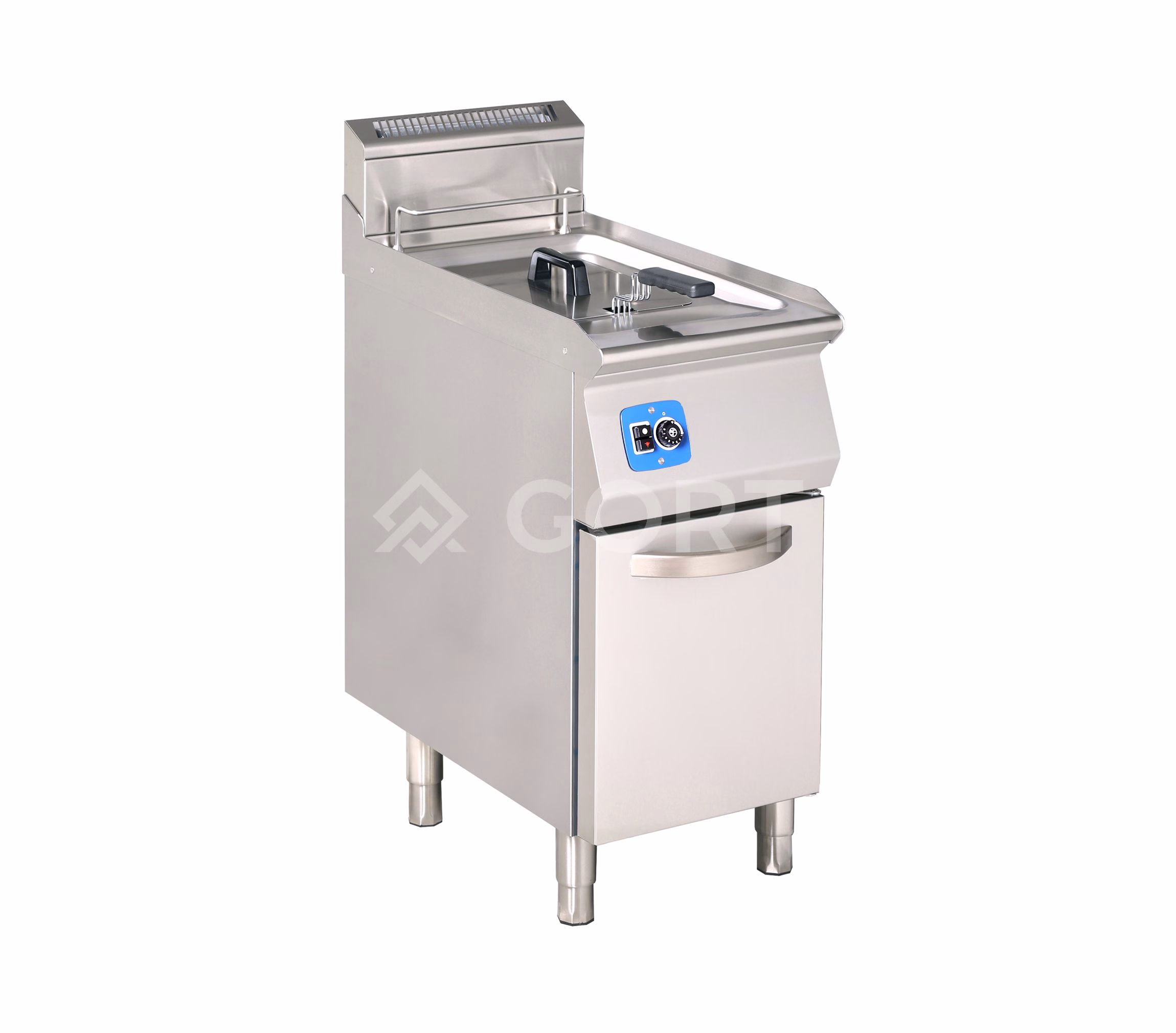 Gas Fritteuse 1 Becken Edelstahl