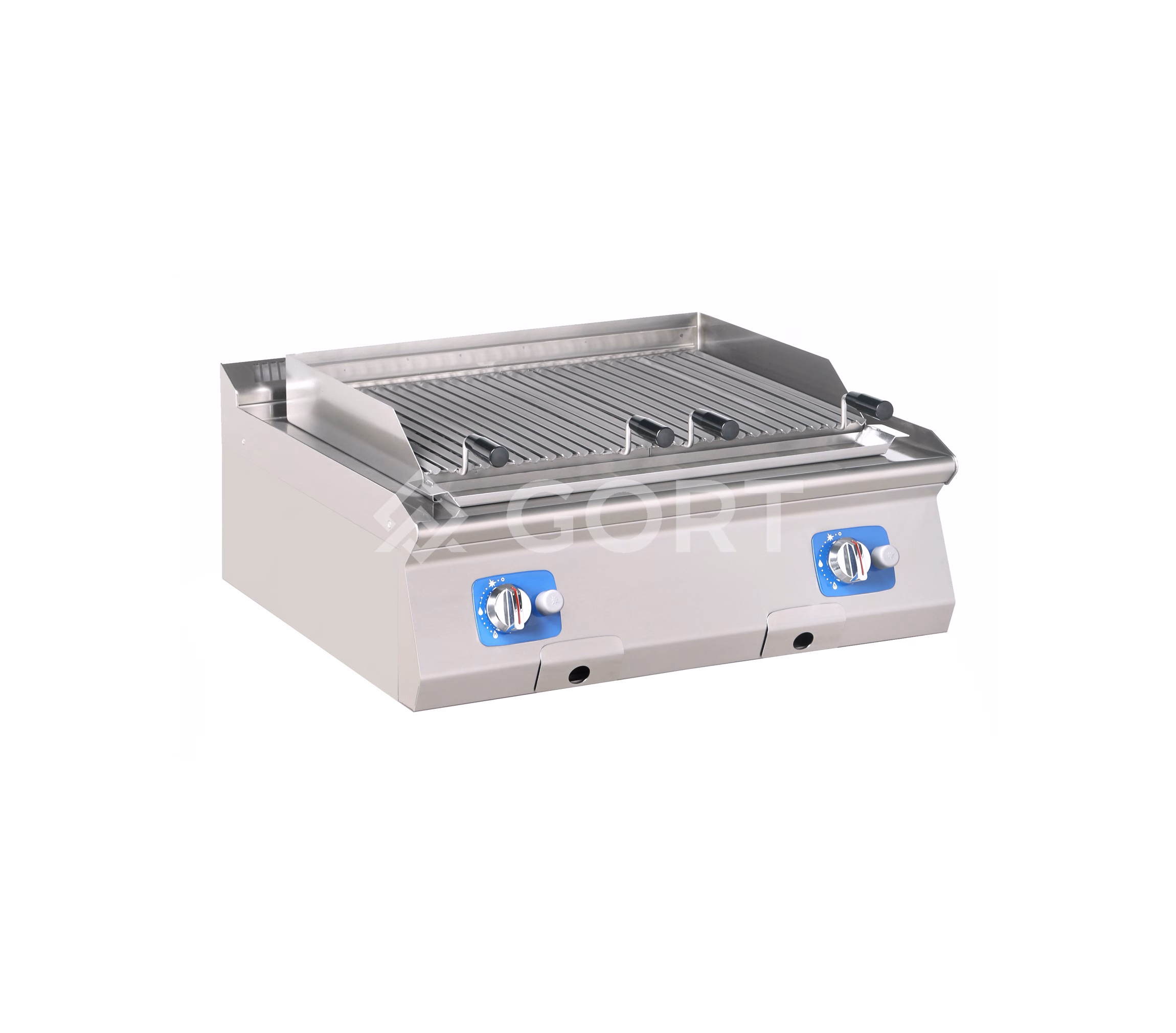 Gas Lavasteingrill Edelstahl