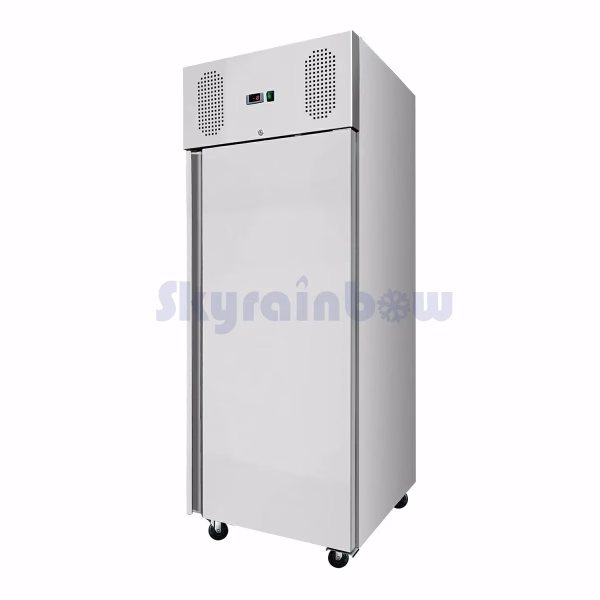 Edelstahlkühlschrank, Inhalt 610 Liter, GN2/1, Energie-Effizienz A