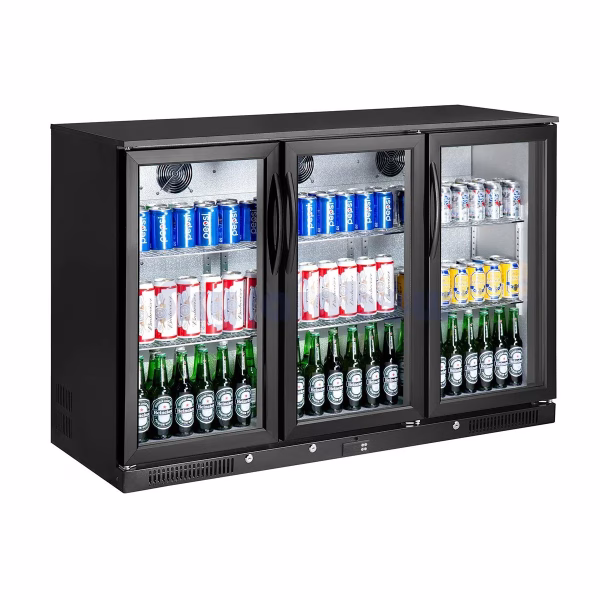 Flaschenkühler, Inhalt 300 Liter, 3 Flügeltüren